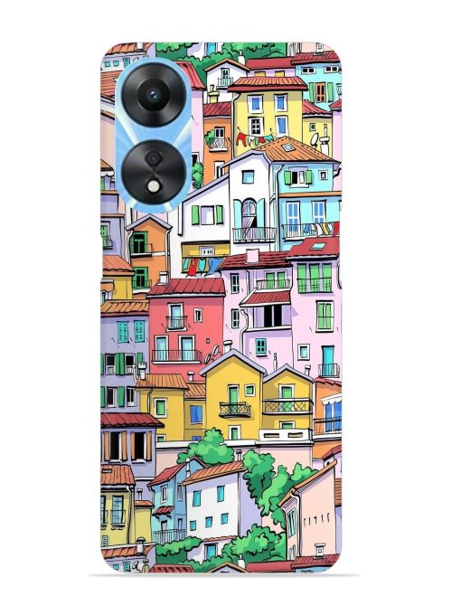 Europe Old Town Snap Case for Oppo A78 (5G) Zapvi