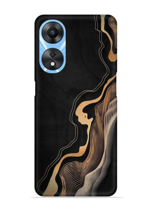 Abstract Art Snap Case for Oppo A78 (5G) Zapvi