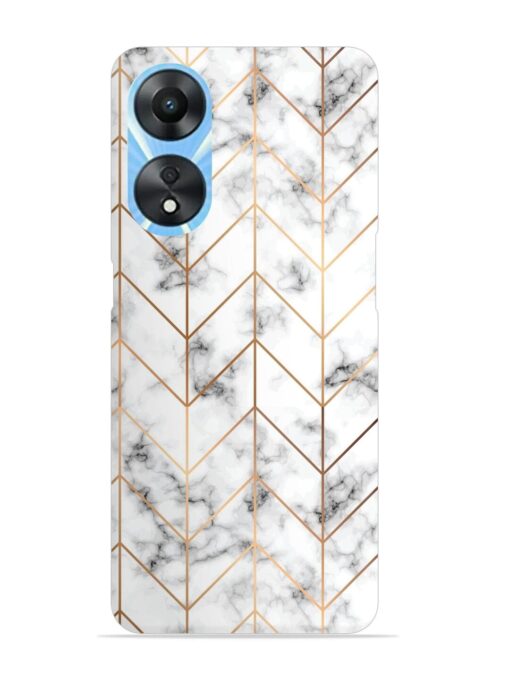 Vector Marble Texture Snap Case for Oppo A78 (5G)