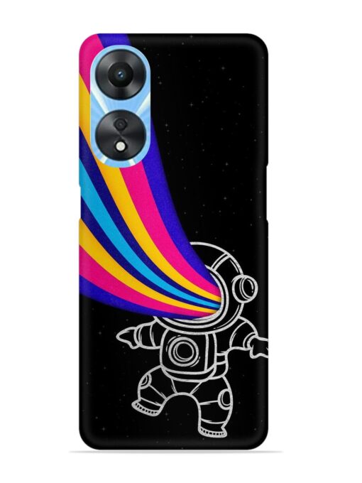 Astronaut Snap Case for Oppo A78 (5G)