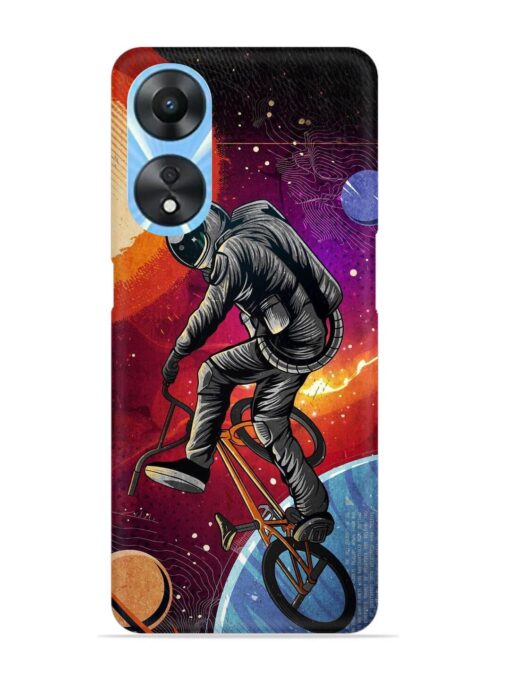 Super Eclipse Bmx Bike Snap Case for Oppo A78 (5G)