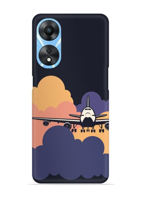 Aeroplane vector Snap Case for Oppo A78 (5G)