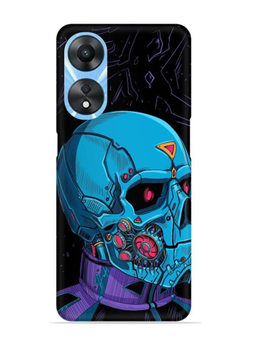 Skull Robo Vector Snap Case for Oppo A78 (5G)