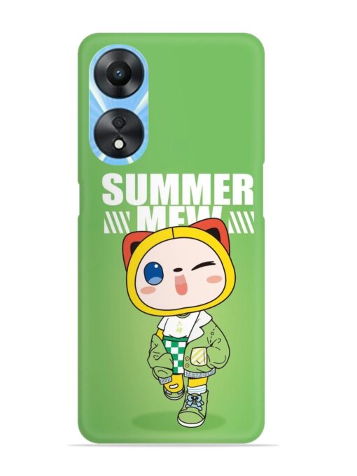 Summer Mew Snap Case for Oppo A78 (5G)