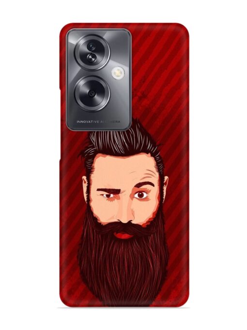 Beardo Man Snap Case for Oppo A79 (5G) Zapvi