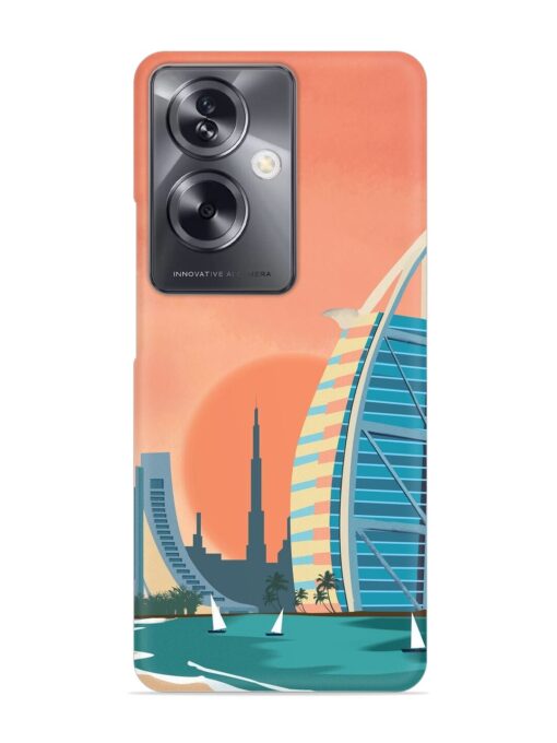 Dubai Architectural Scenery Snap Case for Oppo A79 (5G)