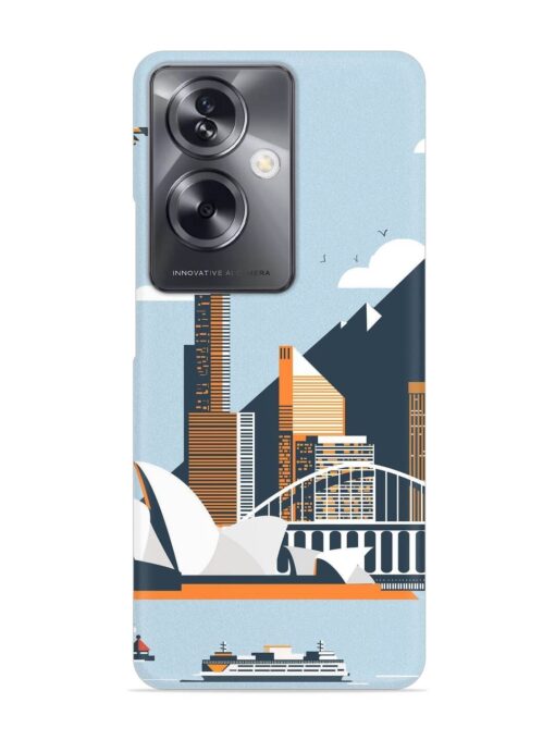 Sydney Opera Landscape Snap Case for Oppo A79 (5G)