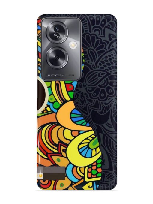 Guitar Vector Art Snap Case for Oppo A79 (5G)