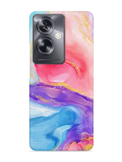 Watercolor Gradient Snap Case for Oppo A79 (5G)