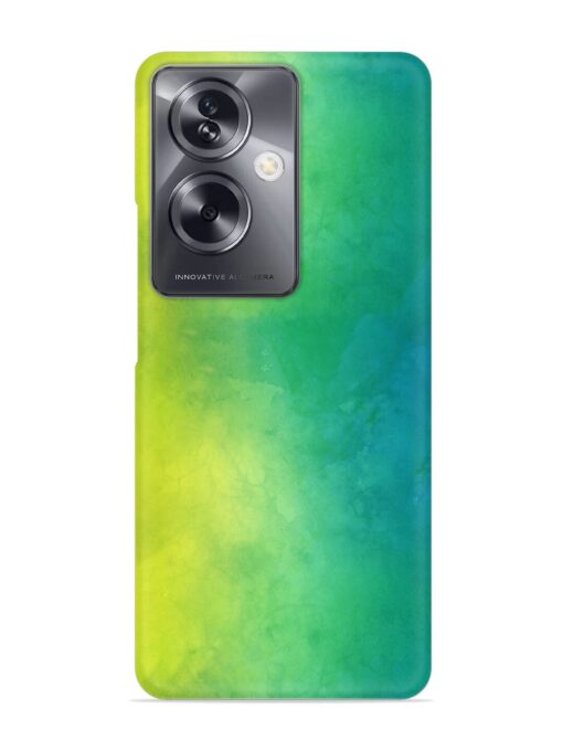 Yellow Green Gradient Snap Case for Oppo A79 (5G)