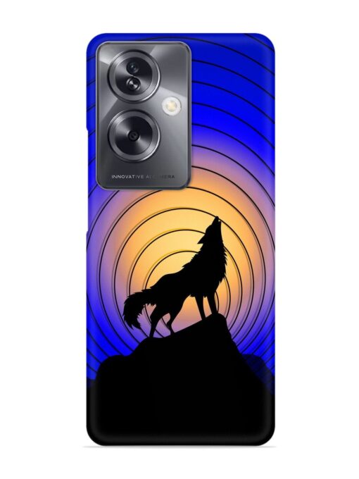 Fox Roaring Design Snap Case for Oppo A79 (5G)