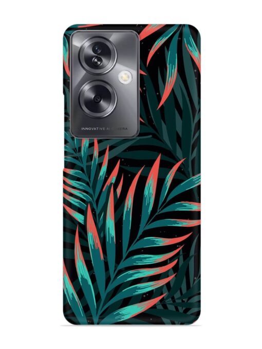 Green Leaf Art Snap Case for Oppo A79 (5G)