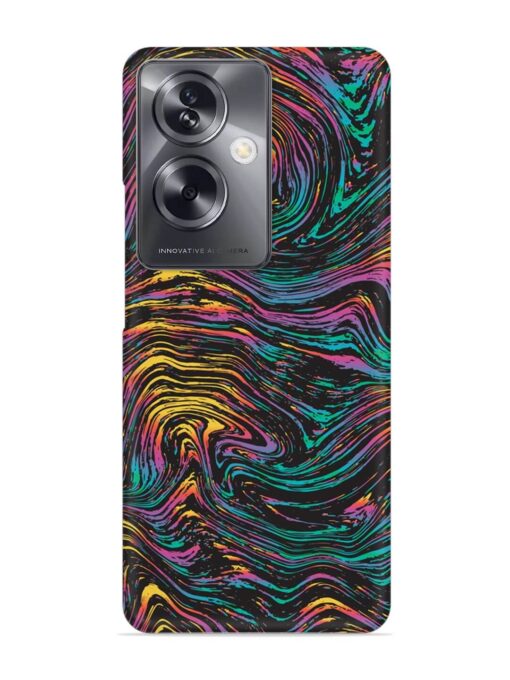 Abstract Liquid Colors Snap Case for Oppo A79 (5G)