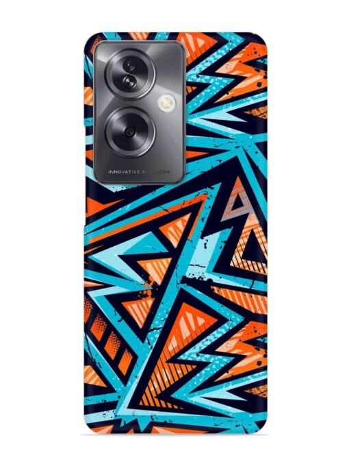 Abstract Seamless Grunge Snap Case for Oppo A79 (5G)