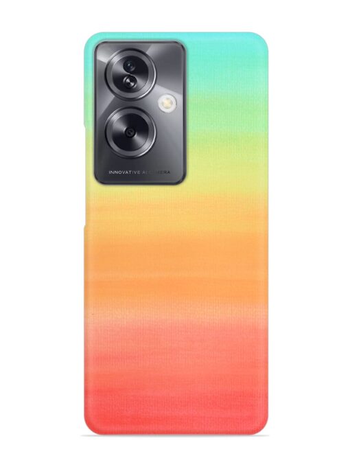 Background Sky Watercolor Snap Case for Oppo A79 (5G)