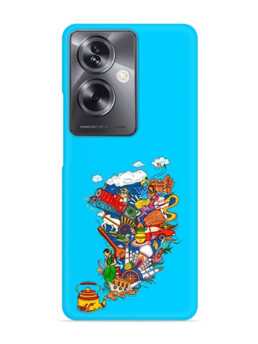 Vector Design Indian Snap Case for Oppo A79 (5G)