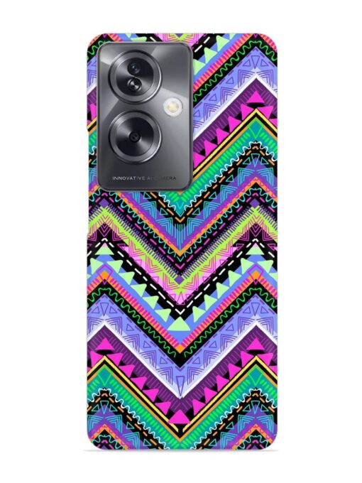 Tribal Aztec Print Snap Case for Oppo A79 (5G)