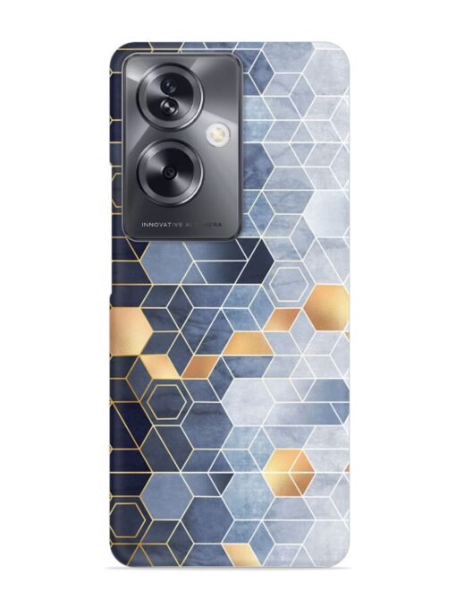 Geometric Abstraction Hexagons Snap Case for Oppo A79 (5G)