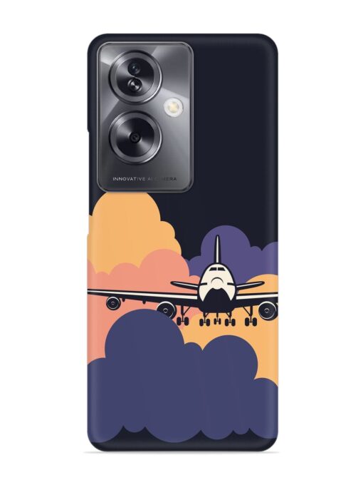 Aeroplane vector Snap Case for Oppo A79 (5G) Zapvi