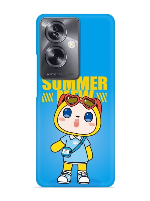 Summer Mew Cartoon Snap Case for Oppo A79 (5G)