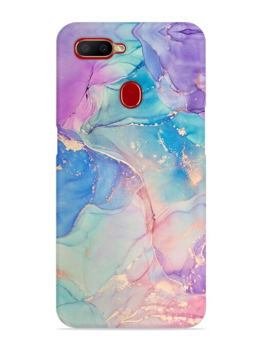 Alcohol Ink Colors Snap Case for Oppo A7X Zapvi