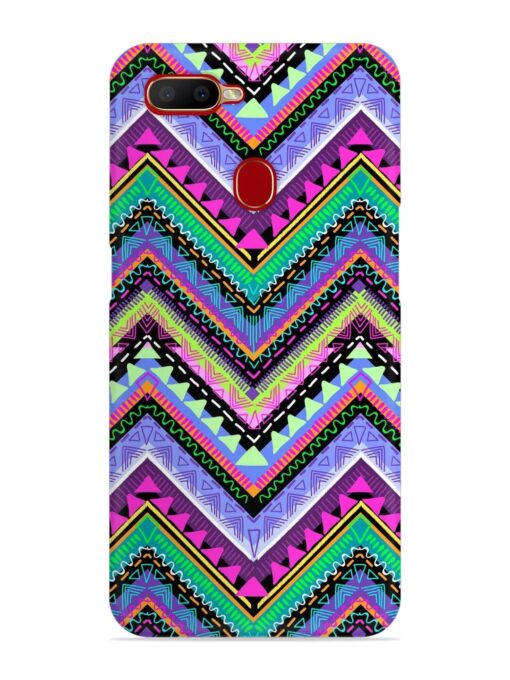 Tribal Aztec Print Snap Case for Oppo A7X Zapvi