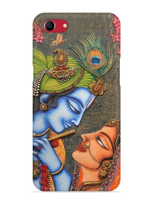 Lord Radha Krishna Flute Art Snap Case for Oppo A83 Zapvi