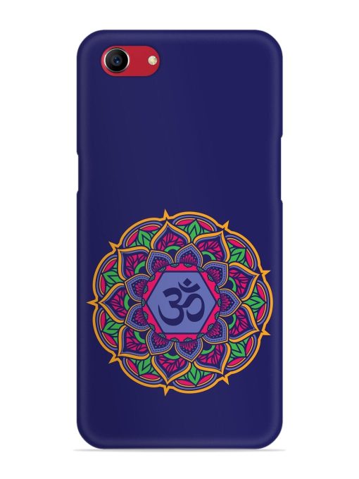 Om Mandala Art Blue Snap Case for Oppo A83