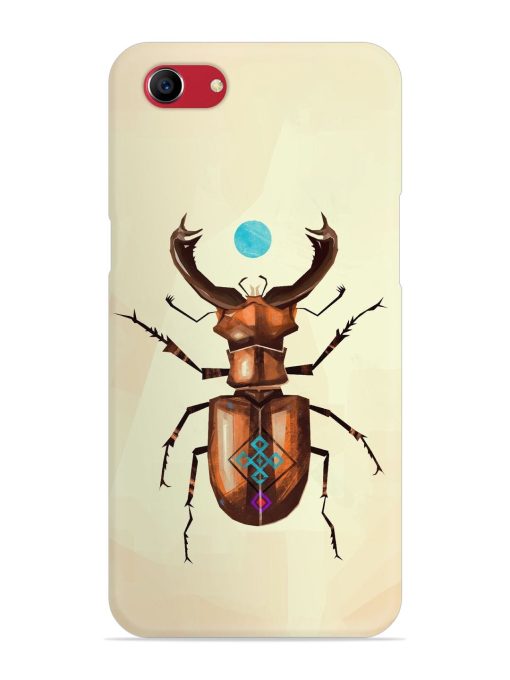 Stag Beetle Vector Snap Case for Oppo A83 Zapvi