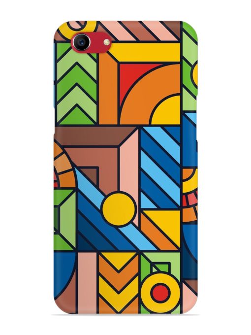 Colorful Geometric Snap Case for Oppo A83