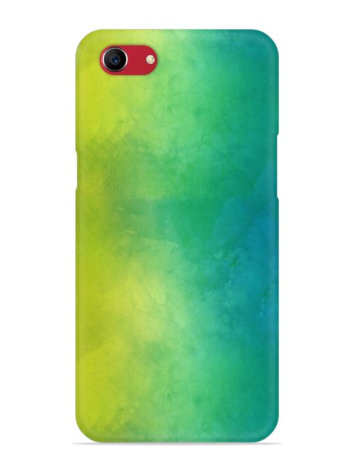 Yellow Green Gradient Snap Case for Oppo A83 Zapvi