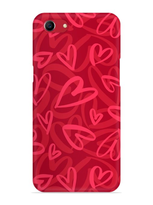 Seamless Romantic Pattern Snap Case for Oppo A83 Zapvi