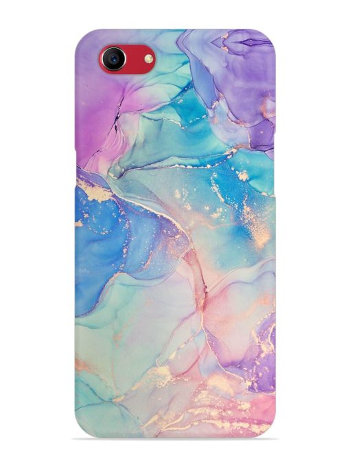 Alcohol Ink Colors Snap Case for Oppo A83 Zapvi