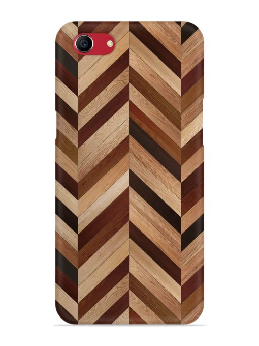 Seamless Wood Parquet Snap Case for Oppo A83 Zapvi