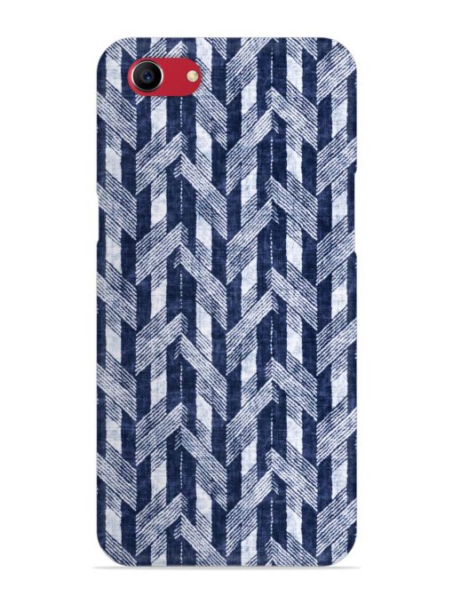 Abstract Herringbone Motif Snap Case for Oppo A83