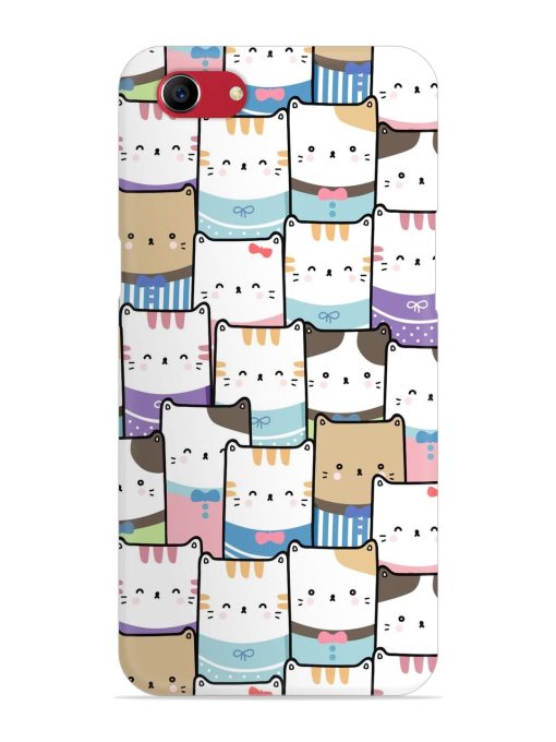 Cute Adorable Cat Snap Case for Oppo A83