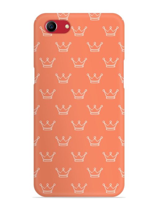 Hand Drawn Crown Snap Case for Oppo A83 Zapvi