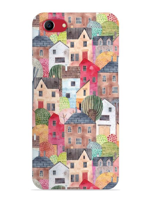 Abstract Seamless Pattern Snap Case for Oppo A83 Zapvi