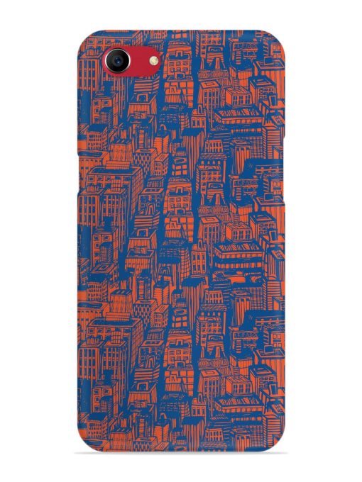 Hand Drawn Seamless Snap Case for Oppo A83 Zapvi