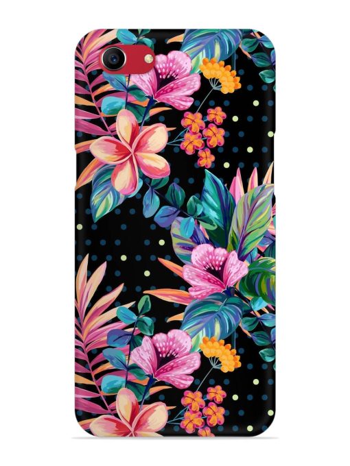 Seamless Floral Pattern Snap Case for Oppo A83 Zapvi