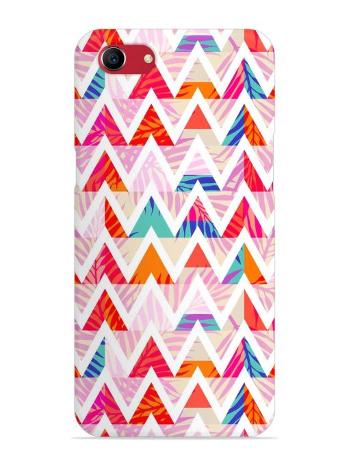 Abstract Triangle Background Snap Case for Oppo A83 Zapvi