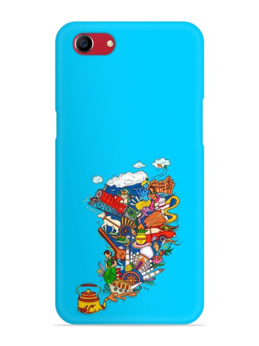 Vector Design Indian Snap Case for Oppo A83