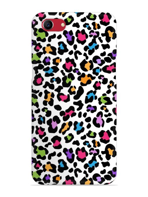 Seamless Leopard Pattern Snap Case for Oppo A83 Zapvi