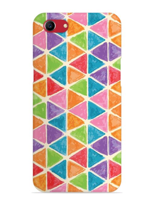 Seamless Colorful Isometric Snap Case for Oppo A83 Zapvi