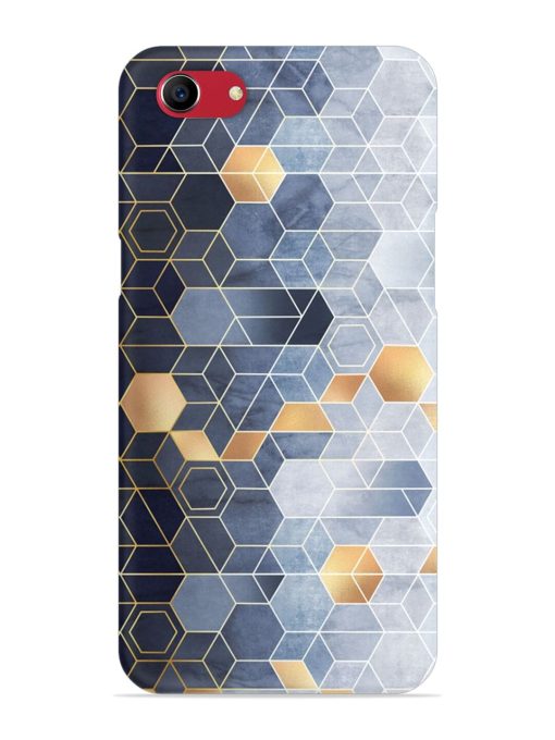 Geometric Abstraction Hexagons Snap Case for Oppo A83 Zapvi