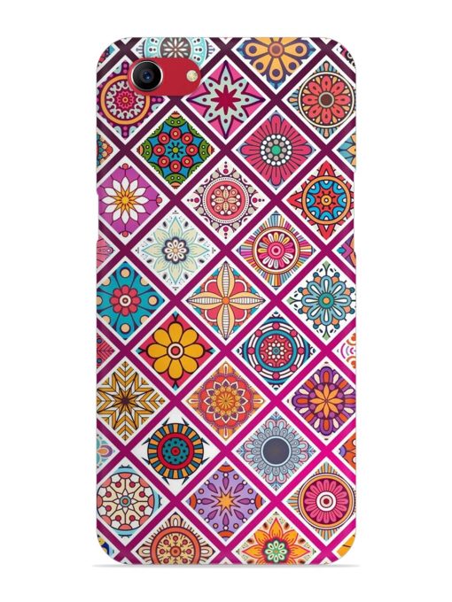 Seamless Tile Pattern Snap Case for Oppo A83 Zapvi