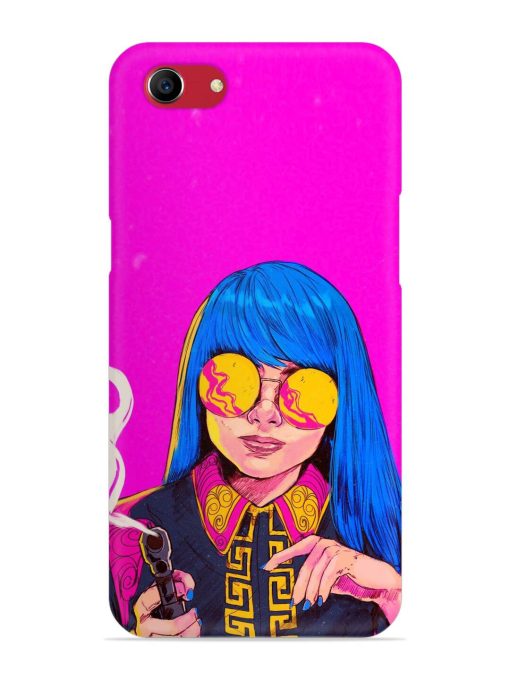 Aesthetic Anime Girl Snap Case for Oppo A83 Zapvi