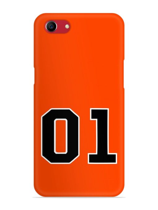 01 Number Snap Case for Oppo A83 Zapvi