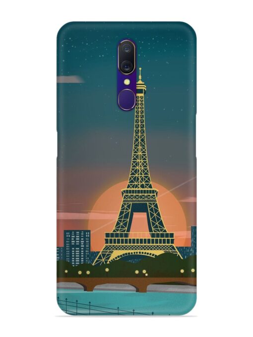 Scenery Architecture France Paris Snap Case for Oppo A9 Zapvi