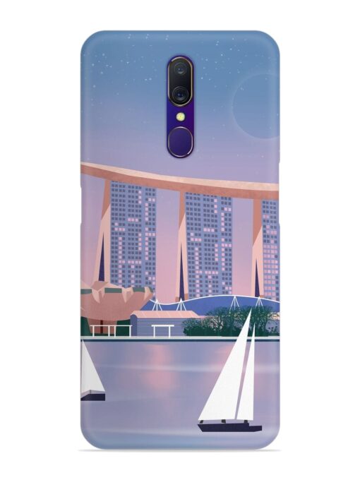 Singapore Scenery Architecture Snap Case for Oppo A9 Zapvi